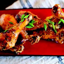Honey Orange Drumsticks Recipe Image